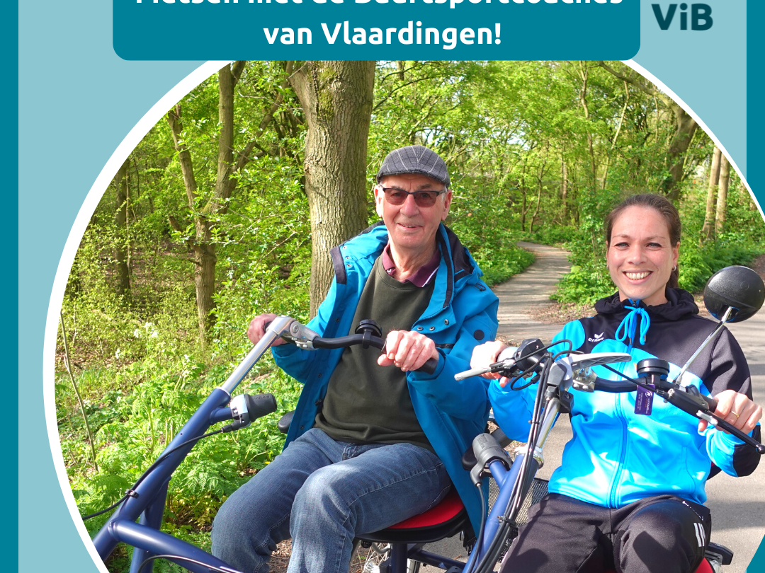 Duo-fietsen met buurtsportcoach op Wereld Alzheimerdag